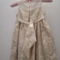 Детска рокля - Златисто ламе, снимка 2 - Детски рокли и поли - 42482361