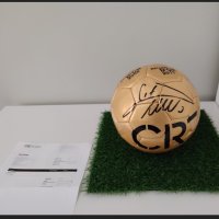 Златната топка CR7 подписана от Кристиано Роналдо, снимка 4 - Футбол - 40349504