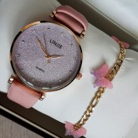 Комплект ръчен дамски часовник + гривна, снимка 1 - Дамски - 40765089