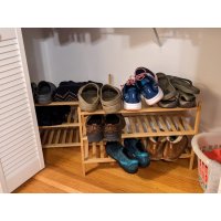 4065 Дървен стилаж за обувки с 3 рафта, снимка 5 - Други стоки за дома - 42144973