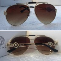 Versace VE2160 мъжки слънчеви очила авиатор унисекс дамски, снимка 1 - Слънчеви и диоптрични очила - 35933232