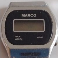 Ретро модел електронен часовник MARCO ANTI-MAGNETIC QUARTZ - 26523, снимка 2 - Мъжки - 36123080