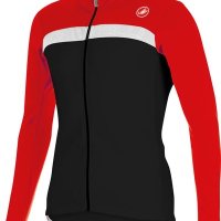 Castelli perfetto jersey long sleeve - страхотно вело джърси, снимка 1 - Спортни дрехи, екипи - 40303347