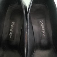 Дамски комплект обувки и чанта, лачени, снимка 12 - Дамски обувки на ток - 40197488