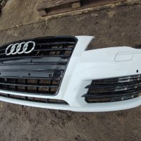 Предна Броня Audi A5 8t бяла оборудвана, снимка 3 - Части - 39393633