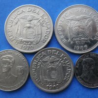 Монети Еквадор, снимка 3 - Нумизматика и бонистика - 41764680