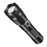 Мощен LED фенер акумулаторен прожектор презареждащ се USB лов риболов, снимка 7 - Къмпинг осветление - 35888398