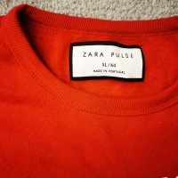 Ватирани мъжки блузи с дълъг ръкав, Zara, XL, снимка 4 - Пуловери - 38755920