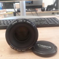 обектив Sigma 17-70 DX f2,8-4,5 обектив Canon 50 f1,4 светкавица fx430, снимка 1 - Фотоапарати - 42163824