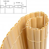 ПВЦ ограда тип „бамбук“ 90х300см YE093LB02, снимка 5 - Огради и мрежи - 36338378