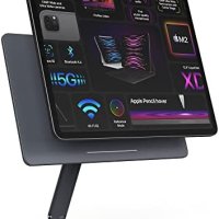 Нова Въртяща се магнитна стойка за iPad алуминиев държач таблет Apple, снимка 1 - Друга електроника - 40708892