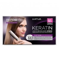 Терапия за Изправяне на Коса Kativa Keratin Brasilian, снимка 1 - Продукти за коса - 41791772