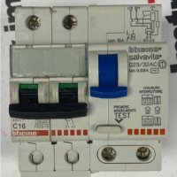 Предпазител + дефектнотокова BTICINO  G23/32AC 0.03A + BTICINO F81n/16 BTDIN60 230v C16 600, снимка 1 - Друга електроника - 44396541