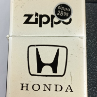 Стара запалка бензинова Zippo lighter Honda Хонда Usa H XII, снимка 7 - Други ценни предмети - 36160723
