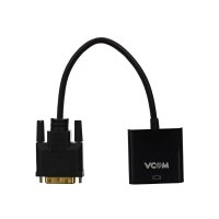 DVI-D 24+1 M / VGA F активен адаптер VCom CG491, снимка 3 - Кабели и адаптери - 41364052