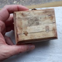 Стара кутия от камилска кост с месингов обков, снимка 5 - Антикварни и старинни предмети - 38999908