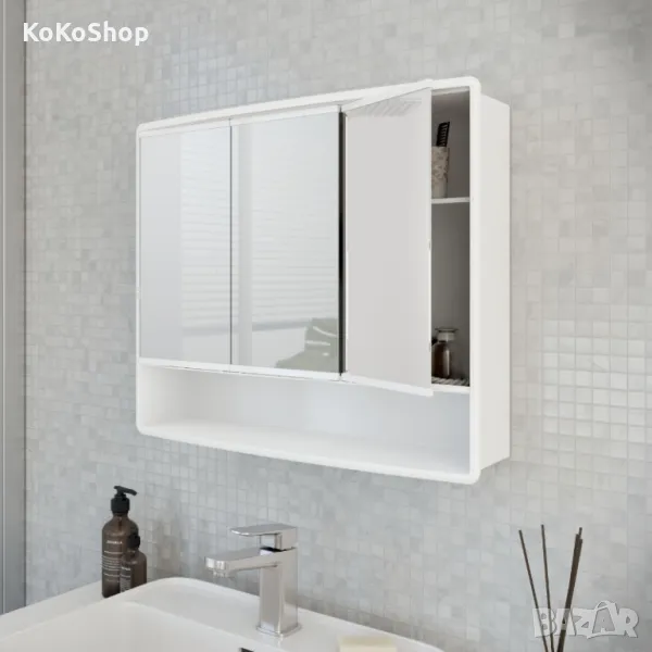 Огледален шкаф за баня-58х49.5х14.5 см., снимка 1