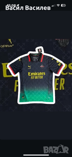 Тениска на Милан 2024/25 (Промо), снимка 1