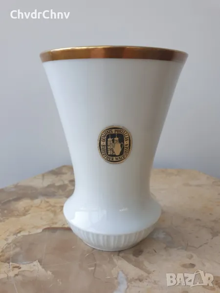 Bareuther Бавария стара немска порцеланова ваза, снимка 1