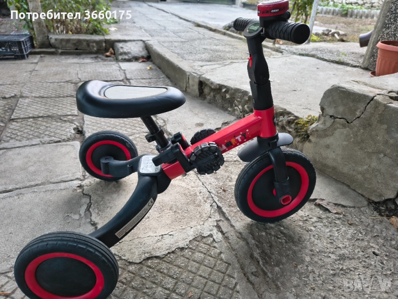 Chipolino Смарти 2в1 - Триколка и колело за баланс, снимка 1