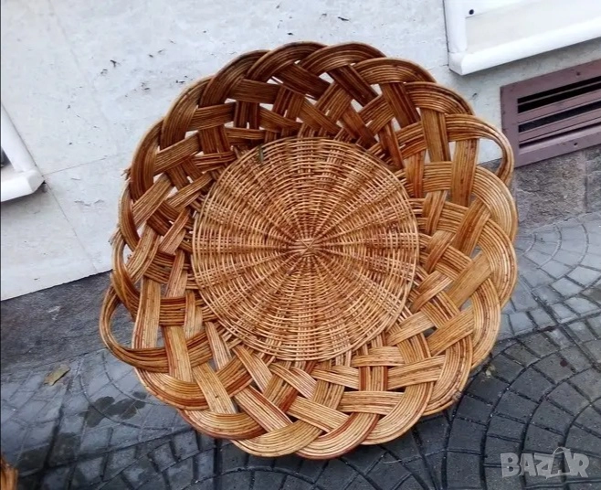 2 бр. Панери, ретро плетени, снимка 1