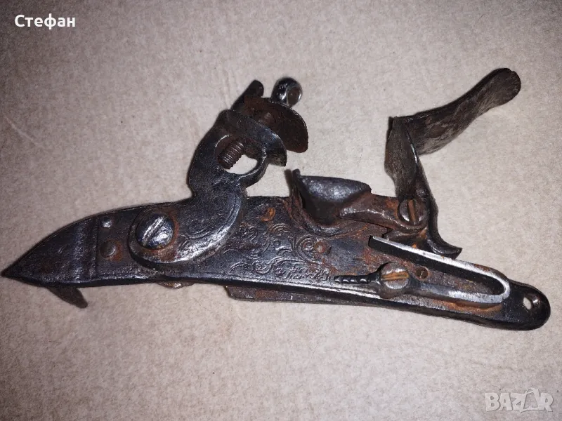 Стар кремъчен механизъм., снимка 1