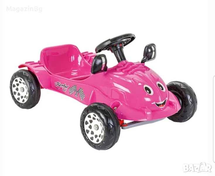 Кола с педали Herby 07302-розов

, снимка 1