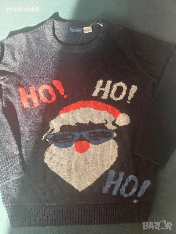 Детски Коледен пуловер за момче 4-6г., снимка 1