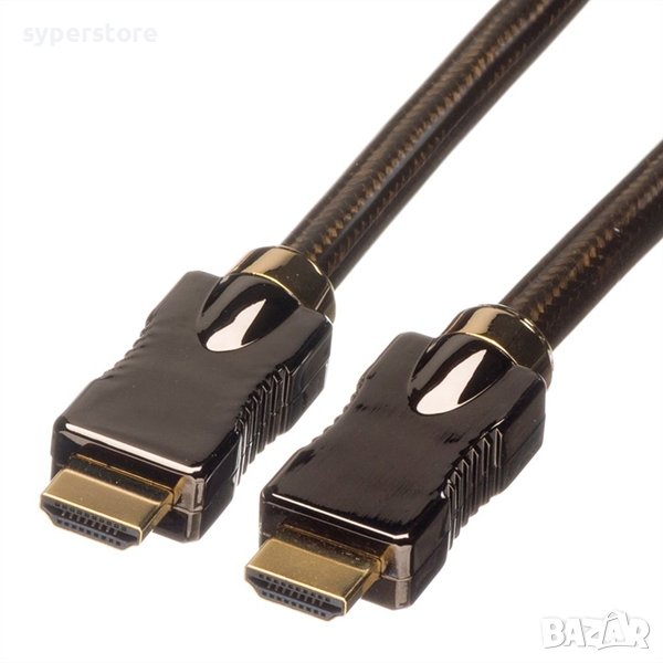 Кабел HDMI M-M, Ultra HD4k2k, 60Hz, 2m 11.04.5681 SS301243 Мъжко-Мъжко, снимка 1