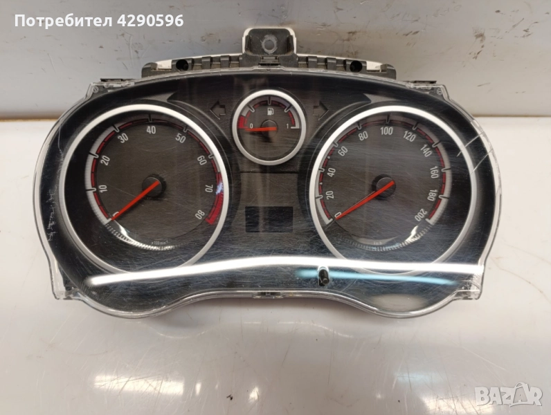 Километраж табло за Opel Corsa D / Опел Корса Д - бензин , снимка 1