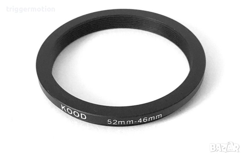 52mm - 46mm KOOD Преходник за филтър на резба Step-Down Lens Filter Adapter Ring ​, снимка 1