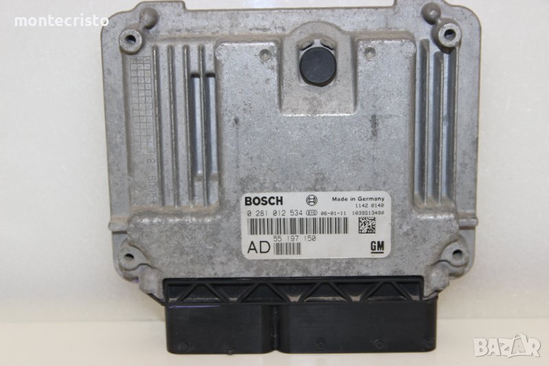 Моторен компютър ECU Opel Vectra C / 0 281 012 534 / 0281012534 / 55197150 / 55 197 150, снимка 1