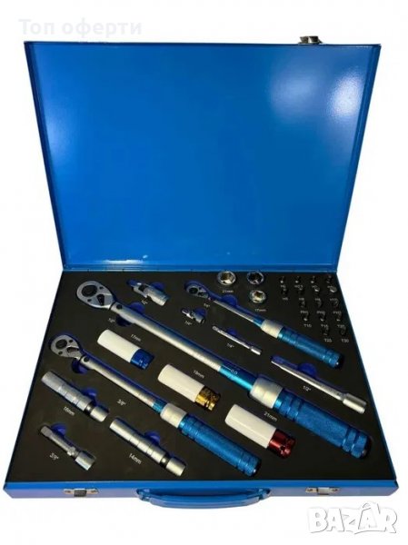 Комплект динамометрични ключове с заключване KraftWelle, снимка 1