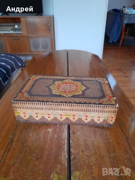 Стара дървена кутия #11, снимка 1