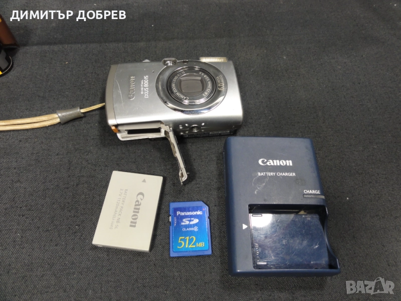 ЦИФРОВ ФОТОАПАРАТ CANON IXUS 800 IS 6.0MP DIGITAL CAMERA, снимка 1
