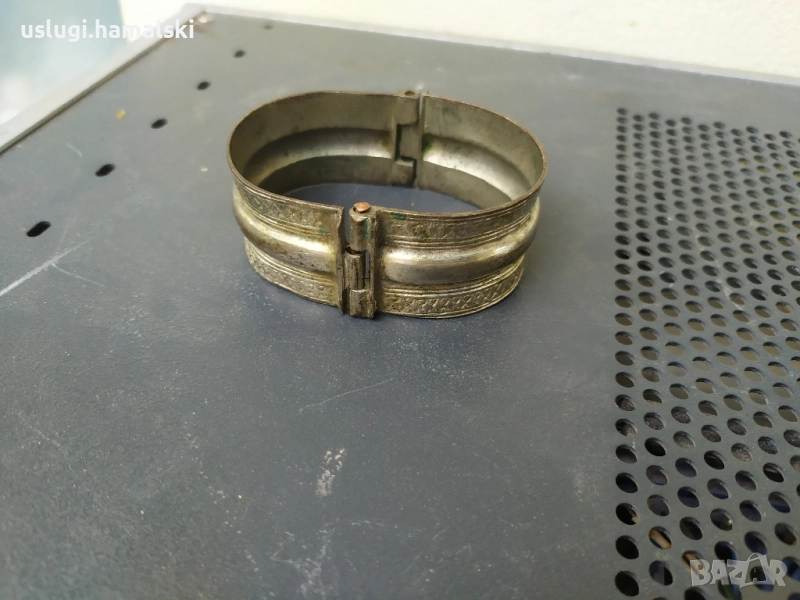 Стара/възрожденска сребърна гривна, снимка 1