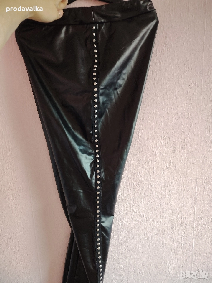 Дамски кожен клин , снимка 1