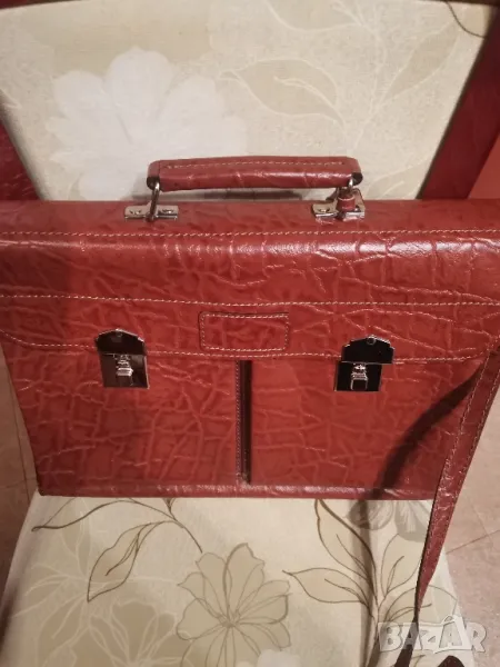 Мъжка бизнес чанта от естествена кожа , снимка 1