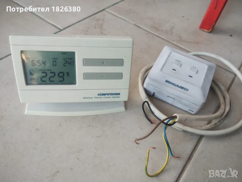 Безжичен стаен термостат Computherm Q7RF , снимка 1