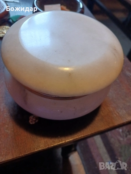 Мраморна кутия за бижута. 80те.г. НРБ., снимка 1