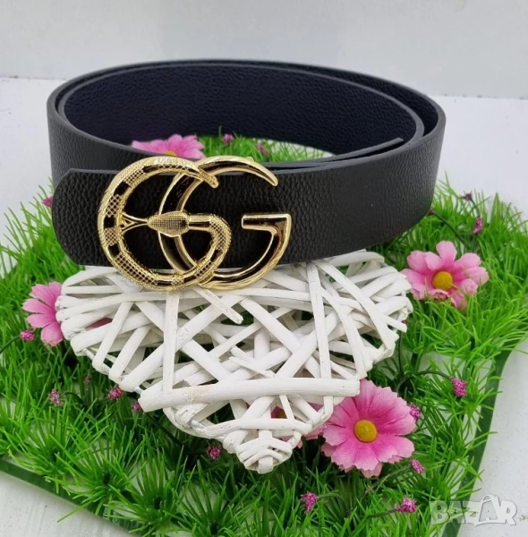 унисекс колани от висококачествена еко кожа gucci louis vuitton armani dolce gabbana , снимка 1