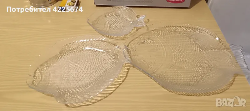 Продавам стъклен комплект за риба, снимка 1