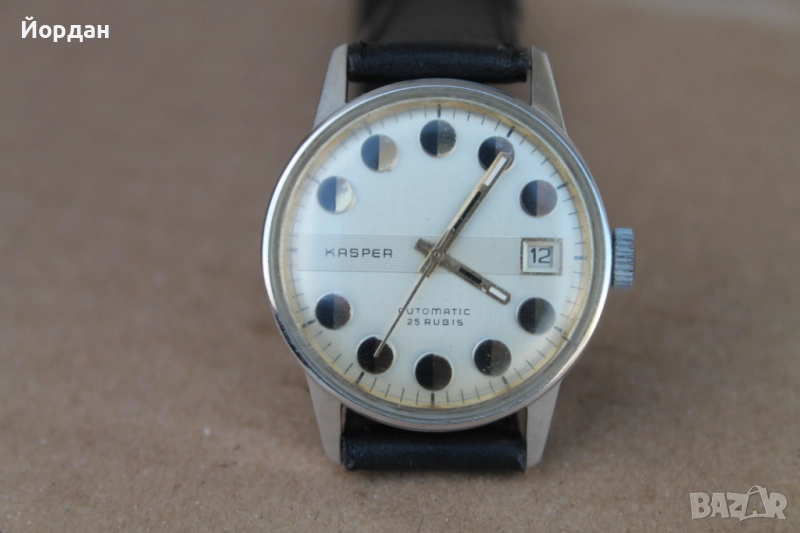 Швейцарски мъжки автоматичен часовник ''Kasper'', снимка 1