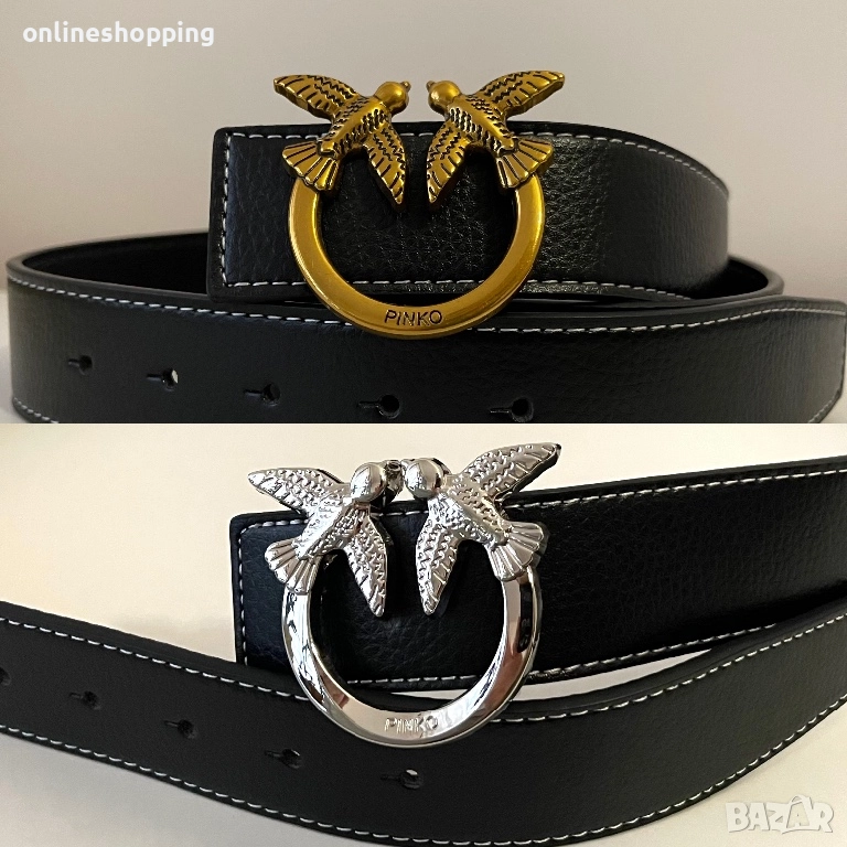 **НОВИ** стилни PINKO колани – ОПАКОВАНИ в кутия, готови за подарък, снимка 1