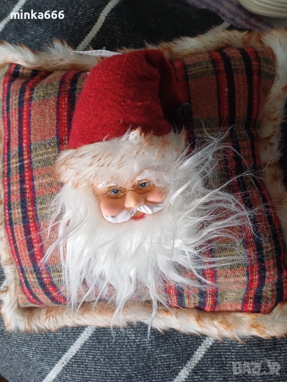 Възглавница с Дядо Коледа, снимка 1