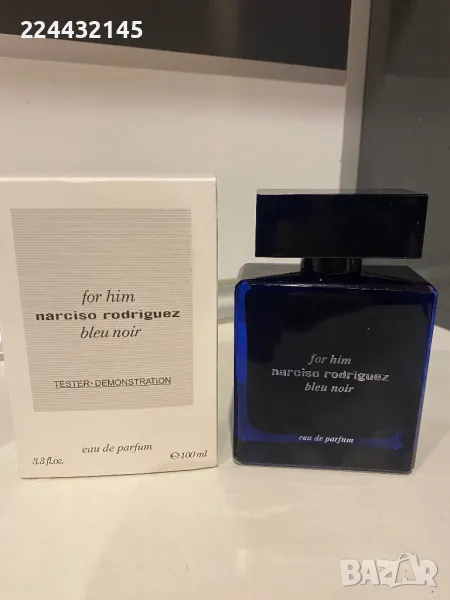 Narciso Rodriguez Bleu Noir For Him 100 ml EDP Tester , снимка 1