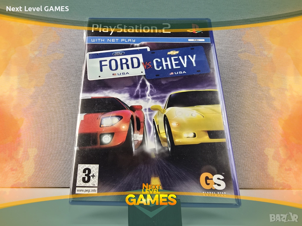 Игра за PlayStation 2 - Ford vs Chevy PS2 - 20 лв, снимка 1