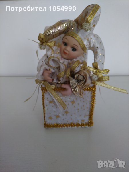 Порцеланова кукла музикална кутия , снимка 1