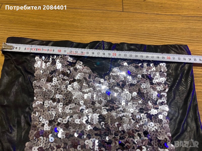 Tоп/бюстие с пайети S размер, снимка 1