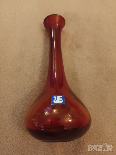 Декоративна ваза цветно стъкло. , снимка 1